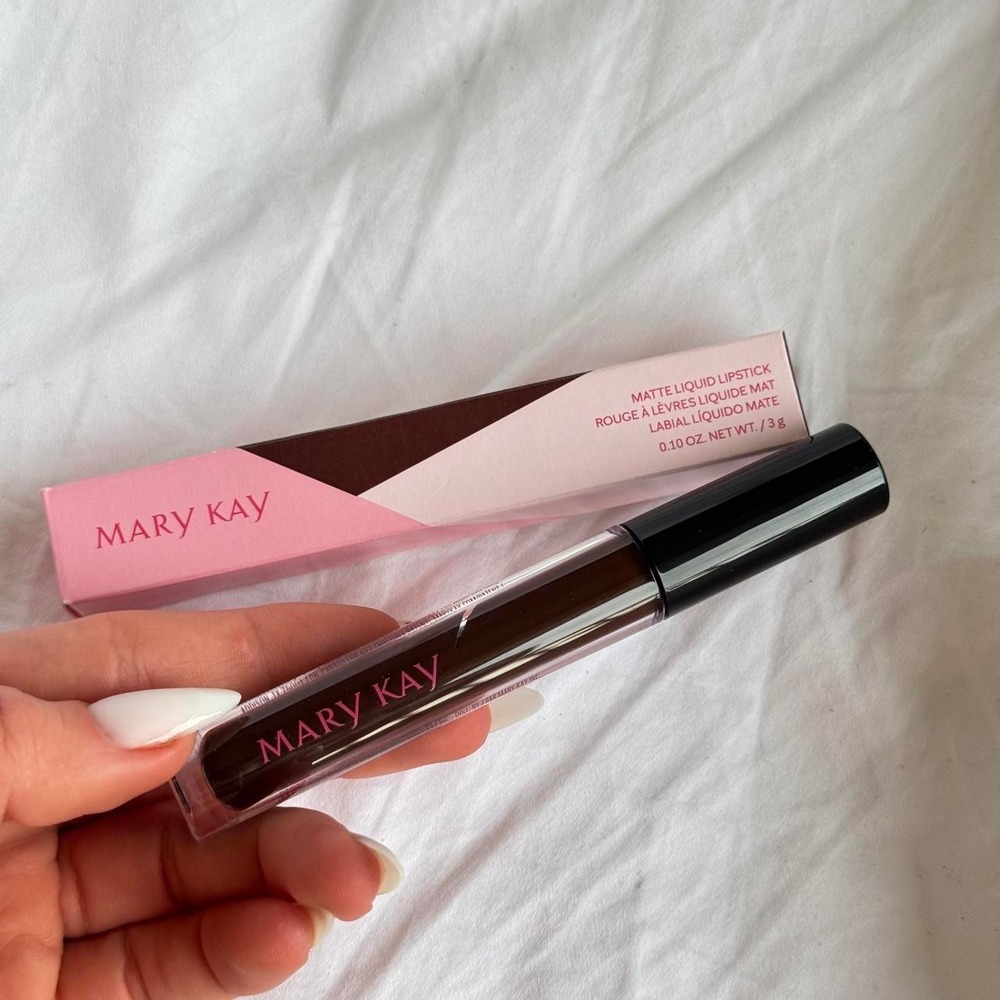 Mary Kay Matte Liquid Lipstick Rich Espresso 203250 Dark Brown 0.10 oz NEW
